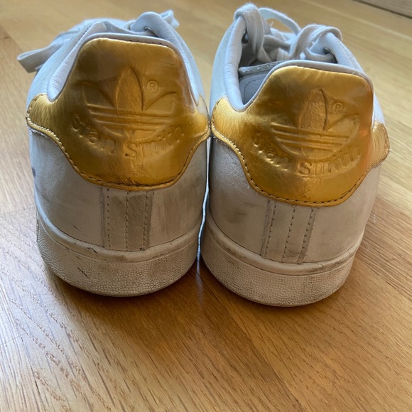 Men’s adidas Stan Smith size 999 Noble Metals S80506 Gold Leaf US9.5 - Picture 4 of 5